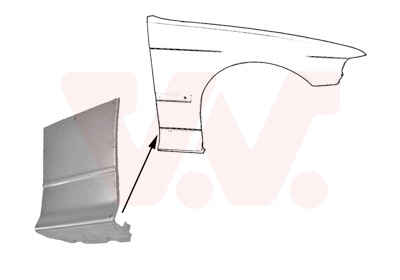 VAN WEZEL Kotflügel 0640156