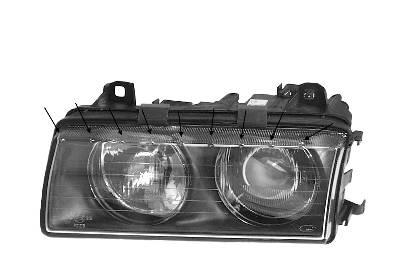 VAN WEZEL Hauptscheinwerfer 0640963