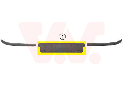 VAN WEZEL Kennzeichenhalter 0646580