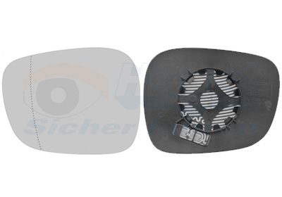VAN WEZEL Spiegelglas, Außenspiegel 0678837U