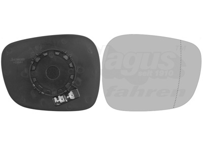 VAN WEZEL Spiegelglas, Außenspiegel 0678838