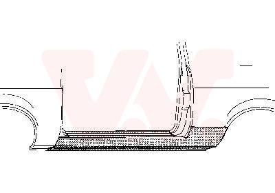 VAN WEZEL Einstiegblech 1837101