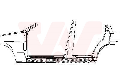 VAN WEZEL Einstiegblech 1837103