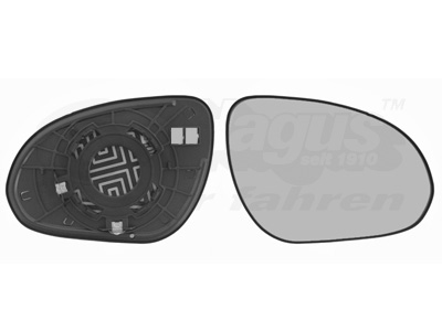 VAN WEZEL Spiegelglas, Außenspiegel 8207832