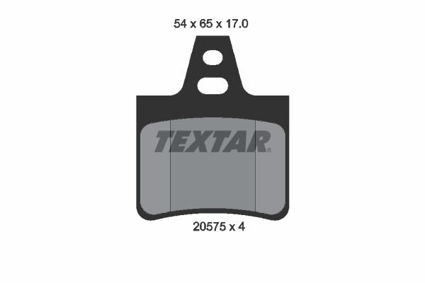 TEXTAR Bremsbelagsatz, Scheibenbremse 2057511
