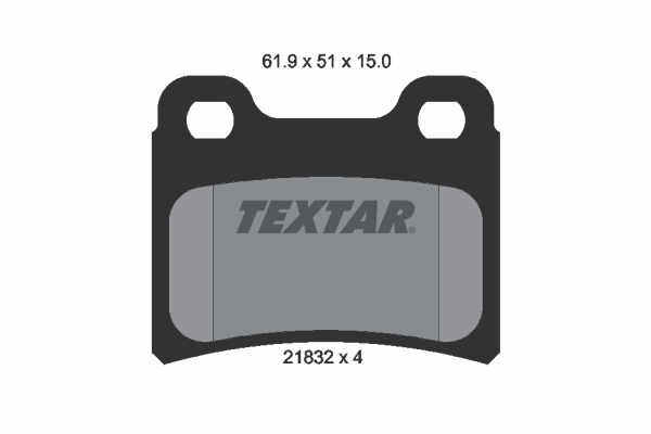 TEXTAR Bremsbelagsatz, Scheibenbremse 2183201