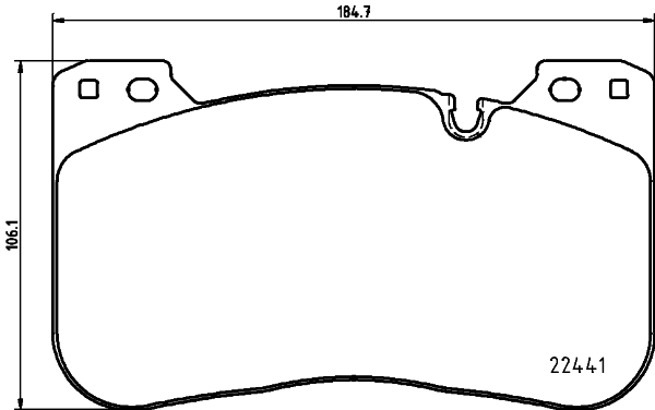 TEXTAR Bremsbelagsatz, Scheibenbremse 2244101