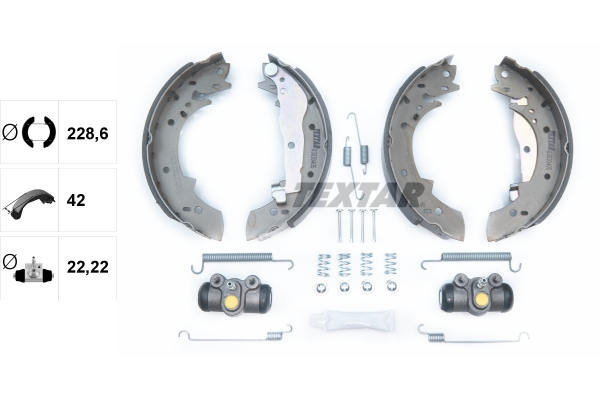 TEXTAR Bremsbackensatz 83030405