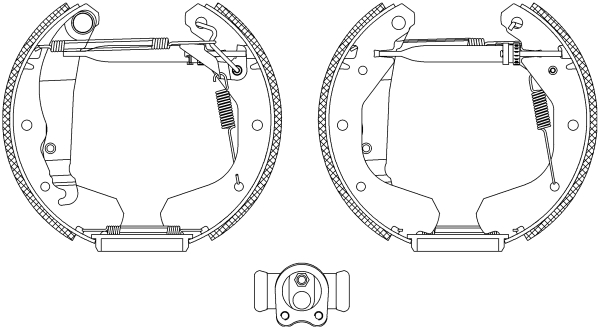 TEXTAR Bremsbackensatz 84033100