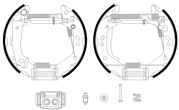 TEXTAR Bremsbackensatz 84059601