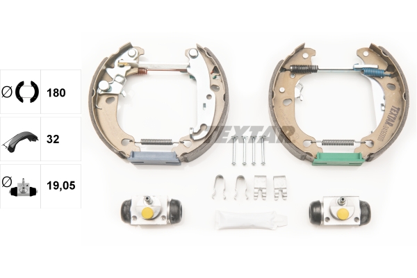 TEXTAR Bremsbackensatz 84060000