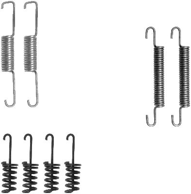 TEXTAR Zubehörsatz, Feststellbremsbacken 97012300