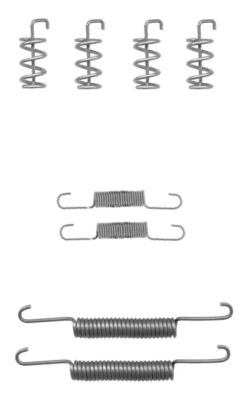 TEXTAR Zubehörsatz, Feststellbremsbacken 97034900
