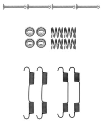 TEXTAR Zubehörsatz, Feststellbremsbacken 97036800