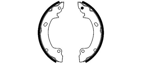 TEXTAR Bremsbackensatz 91045600