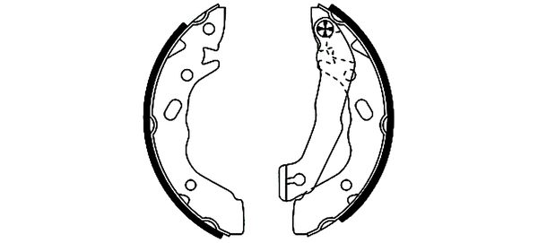 TEXTAR Bremsbackensatz 91051600