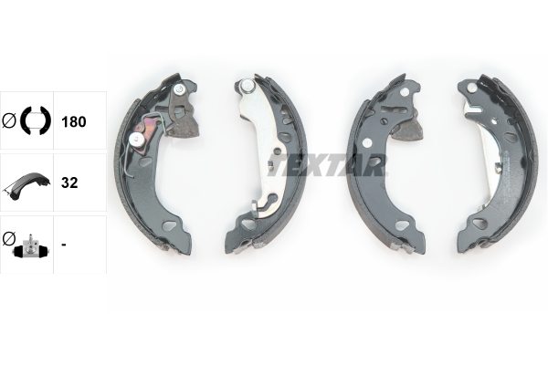 TEXTAR Bremsbackensatz 91060000