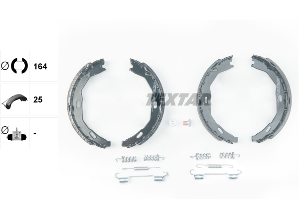 TEXTAR Bremsbackensatz, Feststellbremse 91066900