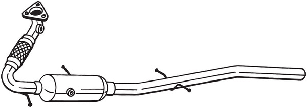 BOSAL Ruß-/Partikelfilter, Abgasanlage 095-358