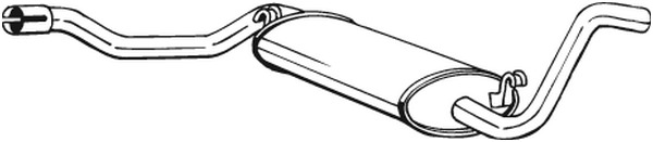 BOSAL Endschalldämpfer 105-913