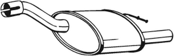 BOSAL Endschalldämpfer 154-371