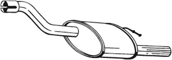 BOSAL Endschalldämpfer 154-339