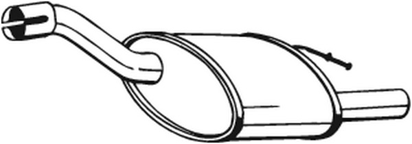 BOSAL Endschalldämpfer 154-357