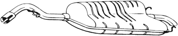 BOSAL Endschalldämpfer 154-907