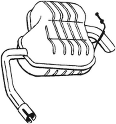 BOSAL Endschalldämpfer 154-965