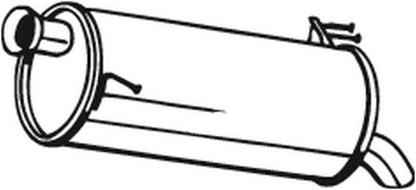 BOSAL Endschalldämpfer 165-037