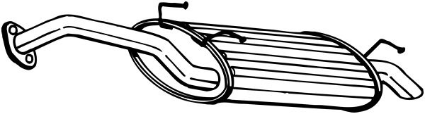 BOSAL Endschalldämpfer 165-153