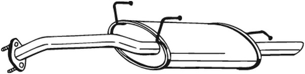 BOSAL Endschalldämpfer 165-259