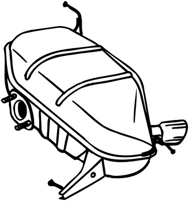 BOSAL Endschalldämpfer 247-043