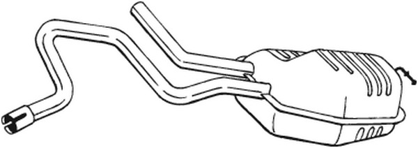 BOSAL Endschalldämpfer 278-965