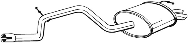 BOSAL Endschalldämpfer 279-113