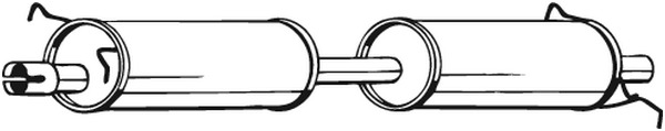 BOSAL Mittelschalldämpfer 280-053