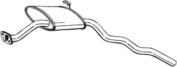 BOSAL Mittelschalldämpfer 280-071