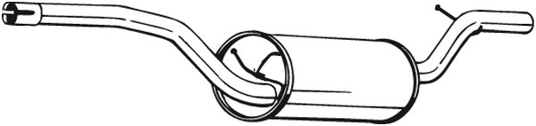 BOSAL Mittelschalldämpfer 280-257