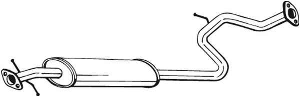 BOSAL Mittelschalldämpfer 282-055