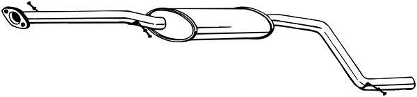 BOSAL Mittelschalldämpfer 285-193