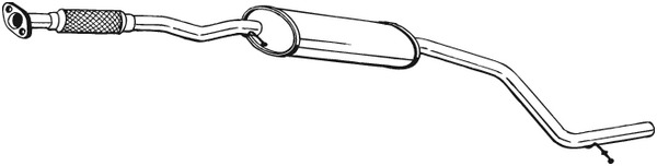 BOSAL Mittelschalldämpfer 285-795