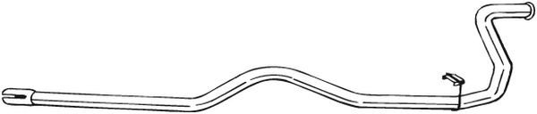 BOSAL Abgasrohr 538-937