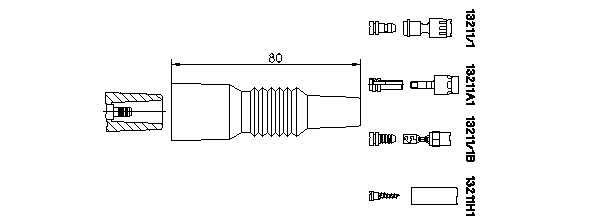 BREMI Stecker, Zündverteiler 13211/1