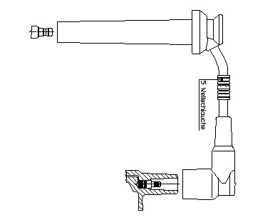 BREMI Zündleitung 8A15P87