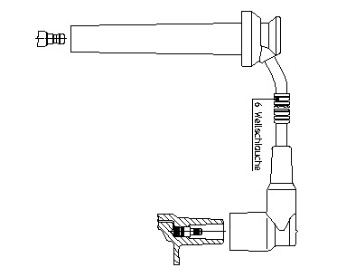 BREMI Zündleitung 8A15R110