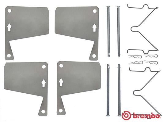 BREMBO Zubehörsatz, Scheibenbremsbelag A 02 246