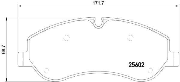 BREMBO Bremsbelagsatz, Scheibenbremse P 24 152