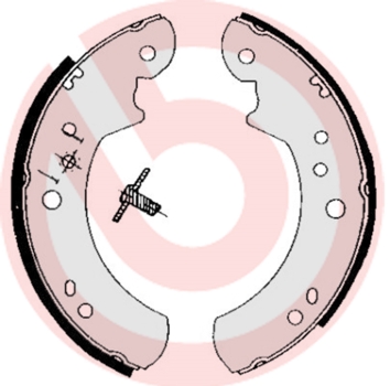 BREMBO Bremsbackensatz S 24 513