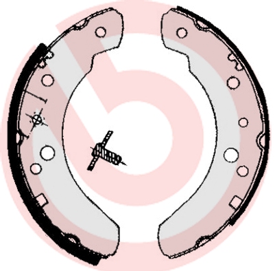 BREMBO Bremsbackensatz S 24 537