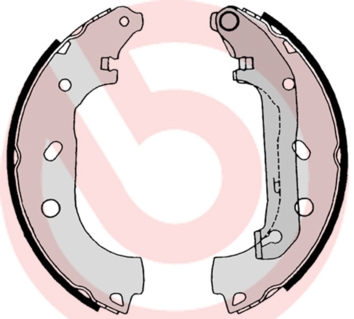 BREMBO Bremsbackensatz S 24 539